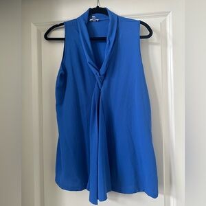 Blue Sleeveless Women's Top